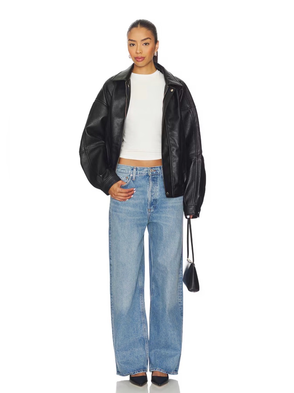 NWT AGOLDE Low Slung Baggy Jeans in Libertine - 26 - Picture 3 of 4